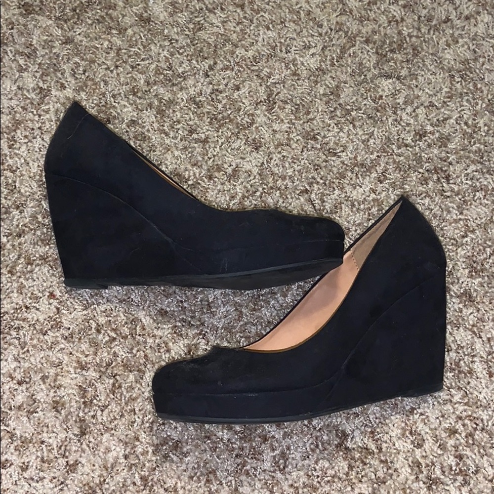 Black Velvet Heels
